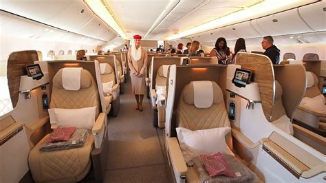 Emirates Boeing 777 Business Class.